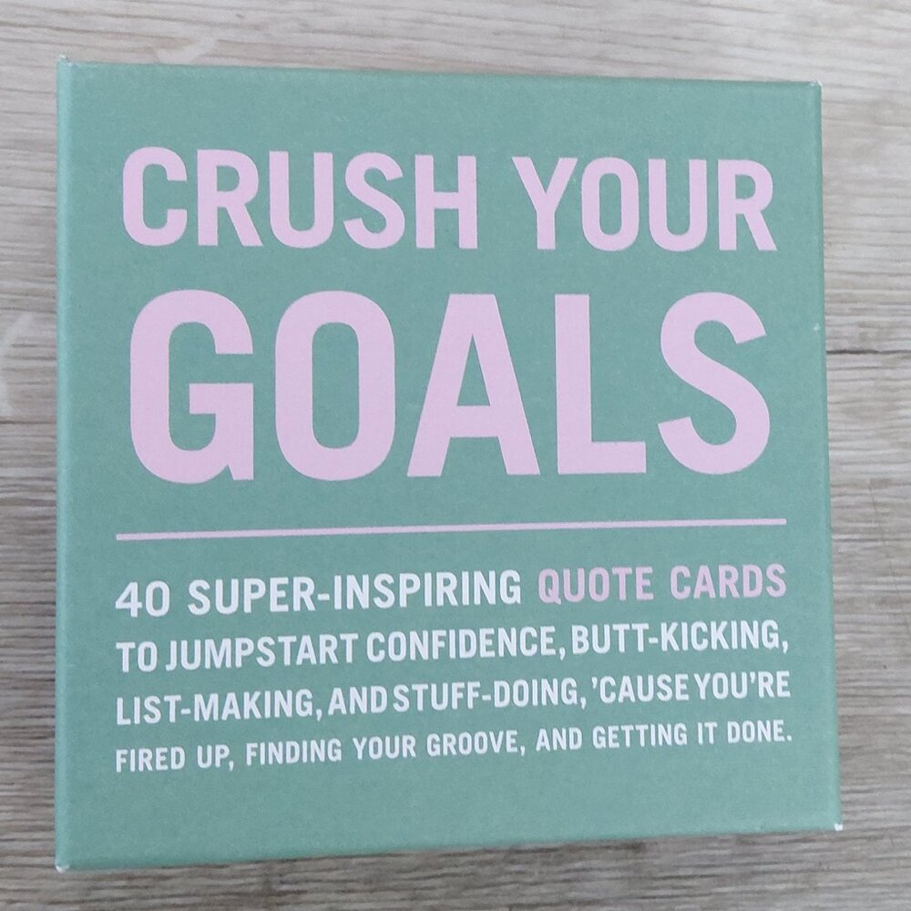 40ct Crush Your Goals Inner Truth Deck Inspiring Cards and Affirmation Card Deck